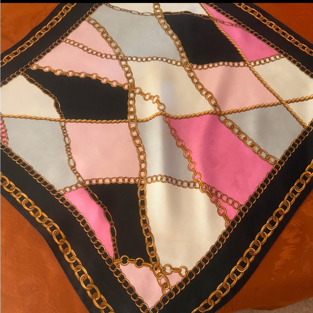 Oscar de la Renta silk scarf